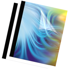 Thermal Presentation Covers – 1/16", 15 sheets, Black